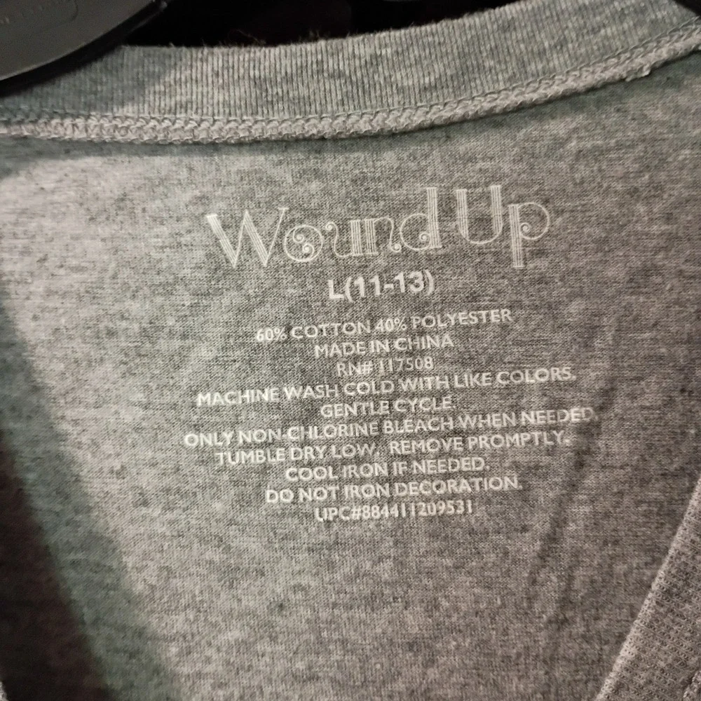 Wound Up Juniors T Shirt Size Large (11-13) "Embrace Your Wild!" Western Themed - Picture 3 of 4